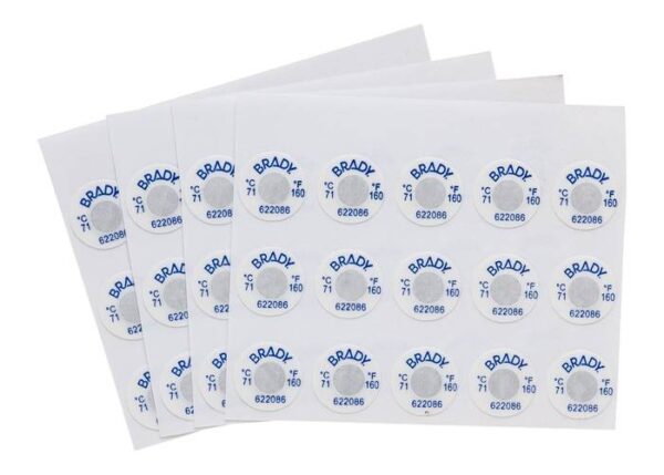 Необратимые температурные этикетки (одноразовые)